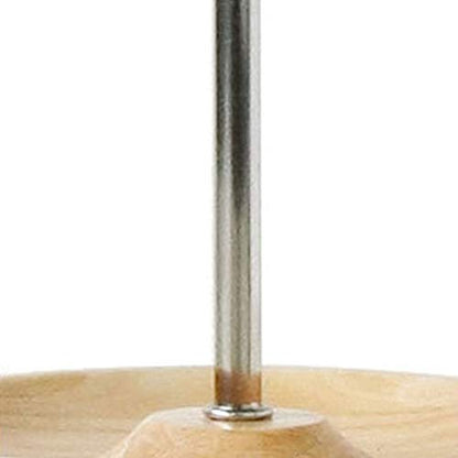 Wine Decanter Drying Stand with Silicone Head to Avoid Scratches 2-in1 Drying Decanter Stand Decanters Rack Holder with Drip Catching Base, Decanters and Wine Glass NOT Included(Size:Wooden)