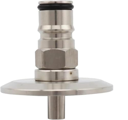 1.5" Tri Clamp to Ball Lock Post - SS304 Sanitary Brewer Fitting for Homebrew Beer Kegs and Conical Fermenters(Gas and Liquid) - size: Gas and Liquid