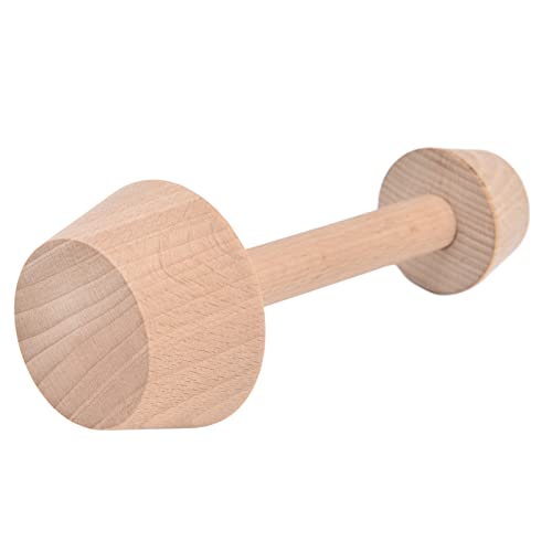 Aramox Double Sides Egg Tart Mold Wooden Mini Pie Maker for DIY Egg Tarts Muffins Pecan Pies Cheesecakes Desserts with Composite Wood Material