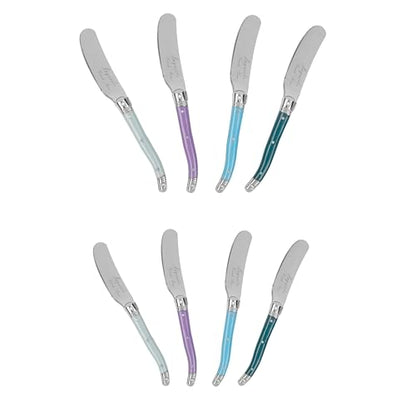 French Home 8-Piece Laguiole Spreader Set - Plum Rose - style: Plum Rose