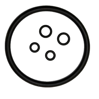 (4-Pack) Reconditioned 5-Gallon Ball Lock Cornelius Kegs – Dual Handle Stainless Steel “Corny” Style Kegs with Rubber Base + FREE O-Ring Kit – Cleaned, Sanitized & Pressure Tested