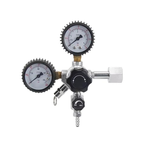 Dual Gauge CO2 Regulator for Homebrew Kegging - Heavy Duty Draft Beer Kegerator with Pressure Relief Valve(CGA320) - size: CGA320