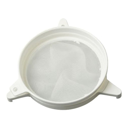 1PC Plastic Double Sieve Honey Filter Nylon Strainer for Beekeeping Impurity Removal Beekeeping Tool for Honey Processing White