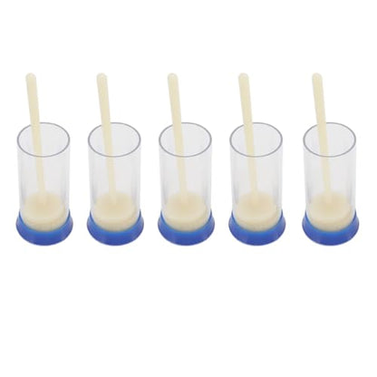 Walfront 5Pcs Queen Bee Marking Bottle, Queen Bee Marking Cage, Queen Bee Marking Bottle Soft Plunger Beekeeping Tackle, Tools for Beekeeping Gardening Potted Plants, Walfrontwzq5dggfmr