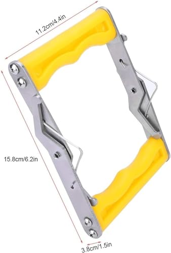Beekeeping Frame Gripper, Frame Holder, Frame Lifter Tool - Stainless Steel Beekeeping Equipment Bee Hive Frame Grip Tool (Color : Yellow) - color: Yellow
