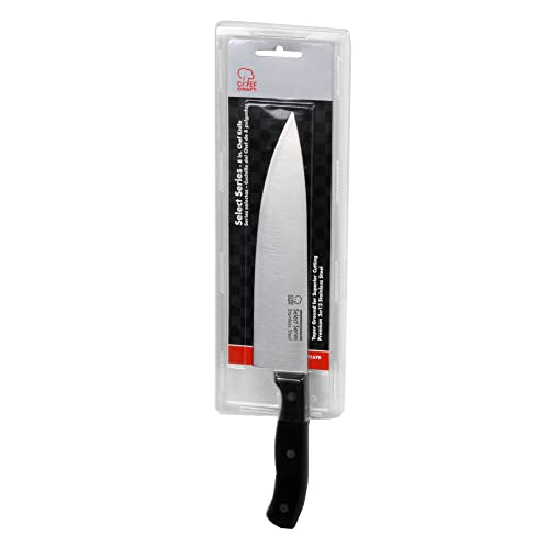 Chef Craft Select Chef Knife, 8 inch blade 15 inch in length, Stainless Steel/Black - style: Chef Knife