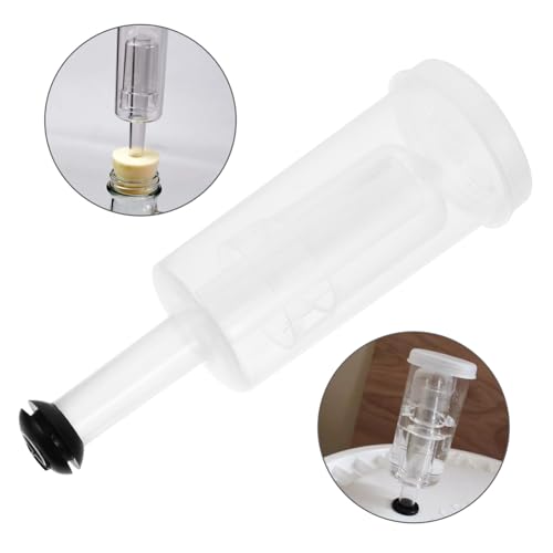 Luxshiny 3-Piece Silicone Air Locks Set for Fermentation Food-Grade Silicone for Home Brew Wine Making and Sourdough Starter