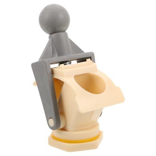 VANZACK Plastic Honey Gate Valve for Honey Extractor Equipment, Gray Beekeeping Tool with Leak-Resistant Tap, Compatible with Bucket Harvesting Supplies