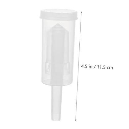 LABRIMP 2pcs Plastic One-way Valves for Home Brewing Three-piece Check Valve for Wine and Juice Fermentation Airtight Design