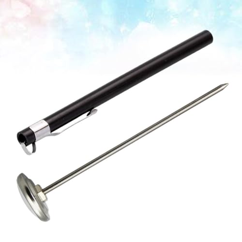 Ciieeo Mini Stainless Steel Food Thermometer for Kitchen Use, Easy to Operate and Environmentally Friendly Coffee and Milk Thermostat, for Home and Restaurant