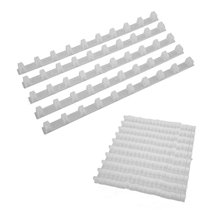 20 Pcs Metal Frame Beehive Spacers, Plastic Hive Spacer Tool for Even Beekeeping in 9 Frame Super or Brood Boxes