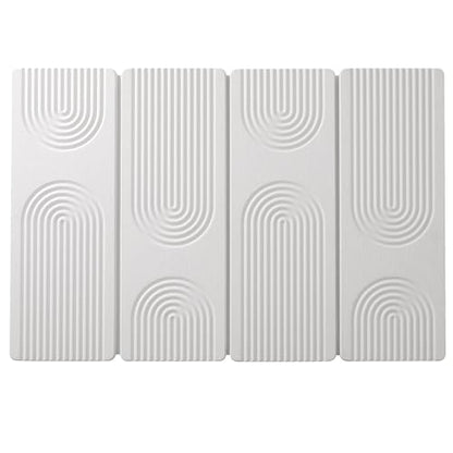 Stone Drying Mat for Kitchen Counter,Foldable(White (4-fold), 24" × 16") | Large Quick-Dry Diatomaceous Earth Dish Drying Mat with PU Non-Slip Base,for Bottles Cups Dishes - color: White (4-fold)