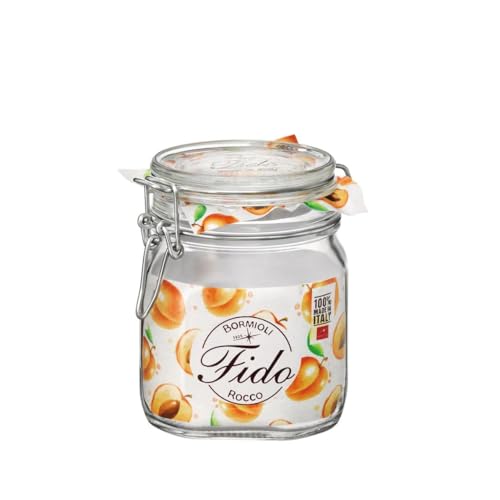 Bormioli Rocco 149280M04321991 food container, 25.25 oz, Clear - color: Clear Top, size: 25.25 fl oz