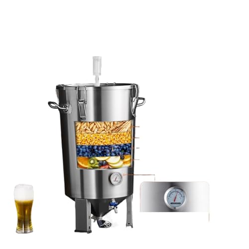 SucceBuy 8 16 GALLON Beer Brew Fermentor Brew Bucket Fermentor for Brewing Home Brewing Supplies with Base Kettle Stock Pot(16gal) - color: 16gal