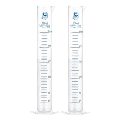Fermentaholics Hydrometer Test Jar & Measuring Cylinder - Test Homebrewed Beer, Wine, Mead, Cider, & Fermented Beverages (2 Pack) - size: 2 Pack