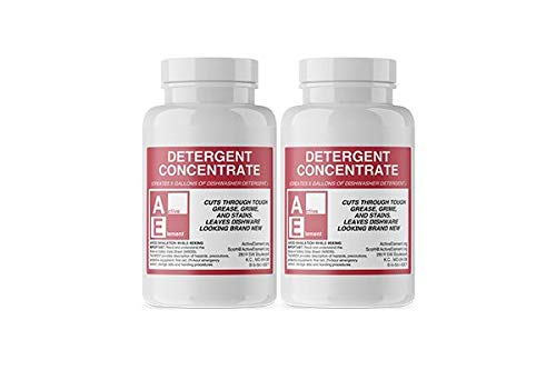 Commercial Dishwasher Detergent - Active Element - Makes Two 5 Gallon Pail - Industrial Dish Detergent - For High and Low Temp Dishwasher Machine