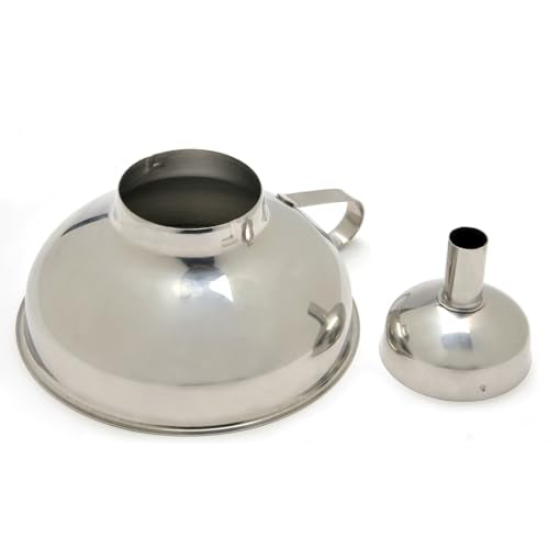 Norpro Stainless Steel Funnel with Removable Spout,Silver,5 inch