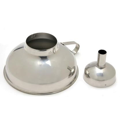 Norpro Stainless Steel Funnel with Removable Spout,Silver,5 inch