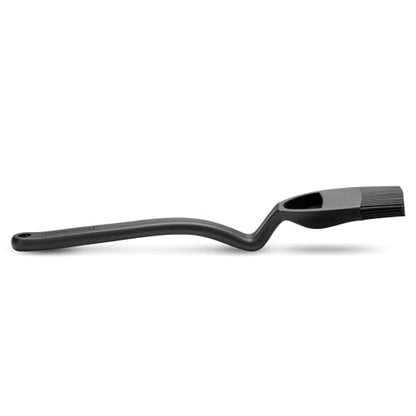 Dreamfarm Brizzle Basting Brush with Built-In Sauce Reservoir - Black | Sit-up, mess-free BBQ and pastry brush, flexible bristles, scoop and drizzle baster, holds 1 tbsp of liquid - color: Black