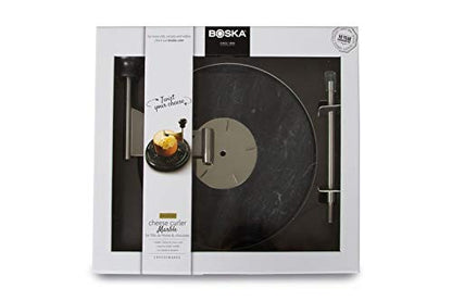 Cheese Curler - Marble Pro Stainless Steel - Best for Cheese Wheel or Chocolate - Multifunctional Rust-Proof Shredder - Manual Handheld Cheese Slicer 10in