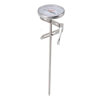 Diyeeni Milk Thermometer for Steaming Milk, Bar Coffee Thermometer for Frothing 195mm Probe - Pot for Yogurt Coffee Cheese Making Supplies with Clip, Candy and Food