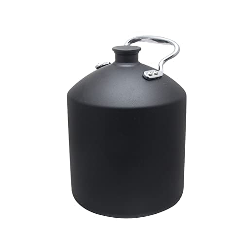 Mini Stainless Steel Beer Keg,Beer Keg,Stainless Steel Beer Barrel with Seal Knob Cover for Home Kitchen Brewing Beer,for Camping Hiking Homebrewing Keep Beverage Fresh,5 Liters - size: 5 Liters