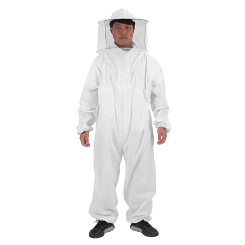 Mosquito Suits For Adult Beekeeper Protective Suit Breathable Bee Keeping Full Body Suit Beekeeping Protective Equipment - color: Xx-large