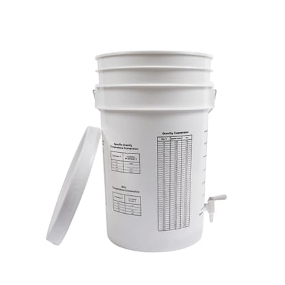 FastTrack Fermentation Bucket with Spigot | Home Brewing Wine Fermenter with Spigot | 100% Food Grade-BPA Free Fermenting Bucket for your Beer, Wine, Mead, Cider, or any other Fermented Beverage