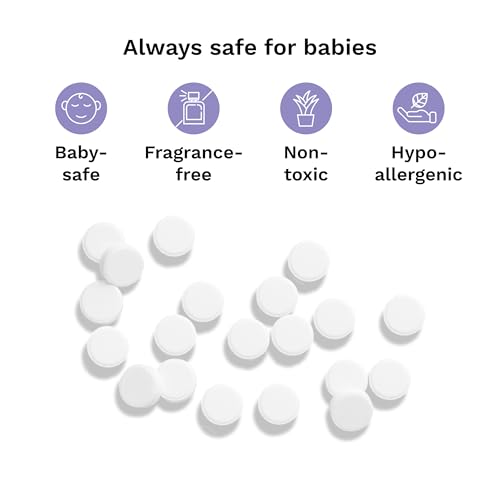 Baby Brezza Descaling Tablets - Compatible with Bottle Washer Pro and All Brands of Baby Bottle Washer Appliances