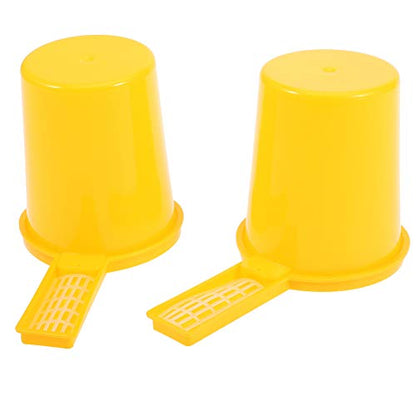 Haofy 2PCS Bee Water Dispenser Drinker, Beehive Entrance Feeder Bee Drinking Beekeeping Equipment, Plastic Honey Feeding Tool