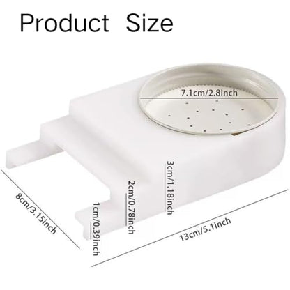 4 Pack White Bee Hive Entrance Feeder with Lid, Outdoor Bee Sugar Syrup Water Feeder, Universal Beekeeping Feeding Tool Compatible with Most Beehives