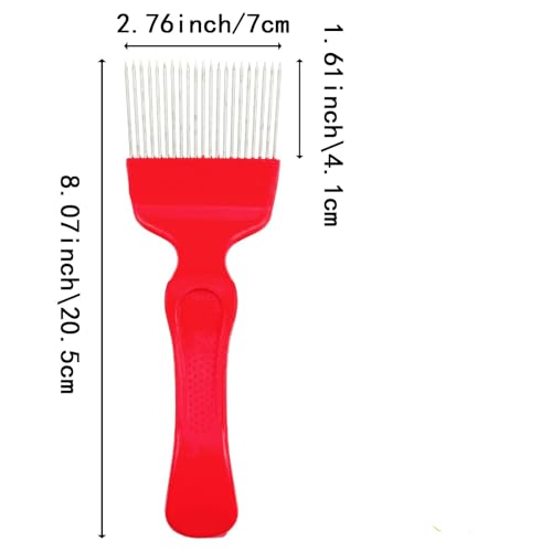 Bee Keeping Uncapping Fork with 18 Tines Stainless Honey Extractor Equipment Hive Tool,Beekeeping Uncapping Tub Honey Extraction Kit (1Pcs) - size: 1Pcs