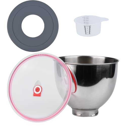 Bowl Covers Set for KitchenAid Stand Mixers Bowl, Yeast Dough Airtight Bowl Lid,1PCS,Prevent Dry and Wet Ingredients Splash-Outs bowl lid,1PCS,Fits Bowl models: 4.5/5QT - style: Classic