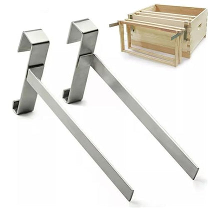 4pcs Stainless Steel Beekeeping Frame Support Holder Multifunctional Rustproof Beehive Support Rack Stable Bee Hive Tool(11-22.5cm) - color: 11-22.5cm