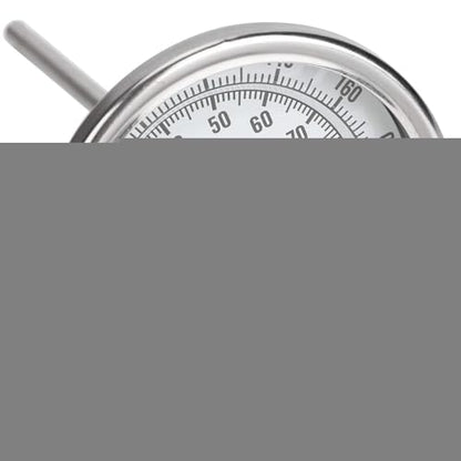 Fry Thermometer 1/2 NPT Thread Stainless Steel Dial Thermometer Homebrew Thermometer 0220/10100