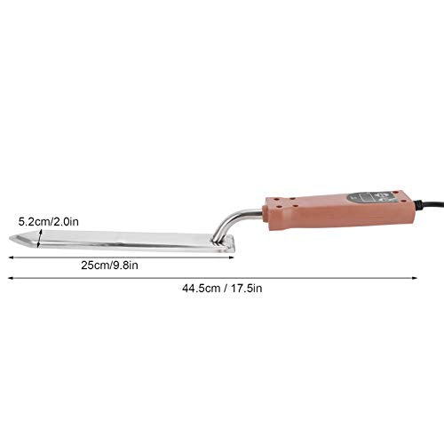 Honey Uncapping Knife, Large Electric Stainless Steel 50-180℃ Temperature Control Extractor Equipment with Memory Function, Hot Reusable Beekeeping Cutter Scraper Tool for Combs (US)