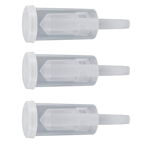 Fermentation Airlock 6-Pack Water Sealed One Way Airlock for Homebrew Beer Wine and Cider Making Fits Standard Stoppers and Bungs - color: Transparent, size: 6 pcs