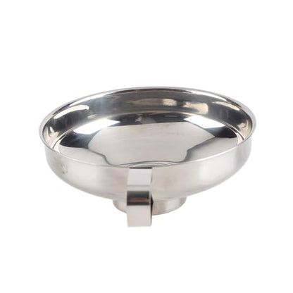 Canning Funnel with Headspace Measuremen Stainless Steel Wide Mouth Canning Funnel with Handle Small Size Kitchen Tool for Easy Filling of Jars for Home and Preserving (S) - size: S