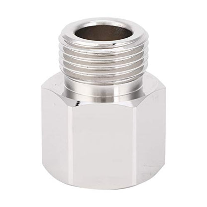Pressure Relief Adapter, Silver Aluminum Refill Pressure Relief Valve for Aquarium Fish CO2 Tank Regulator or Homebrew Beer Keg Regulator