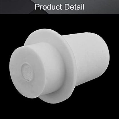 Othmro 1Pcs Drilled Rubber Stopper with Airlock, White Drilled Bungs Stopper with 0.79"-0.98" Hole for Fermentation Use, Homebrewing Beer Kombucha Airlock Stopper