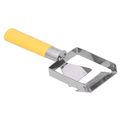 Srliya Stainless Steel Uncapping Fork, Beekeeping Honey Fork Scraper Tool with Plastic Handle, for Apiculture Supplies