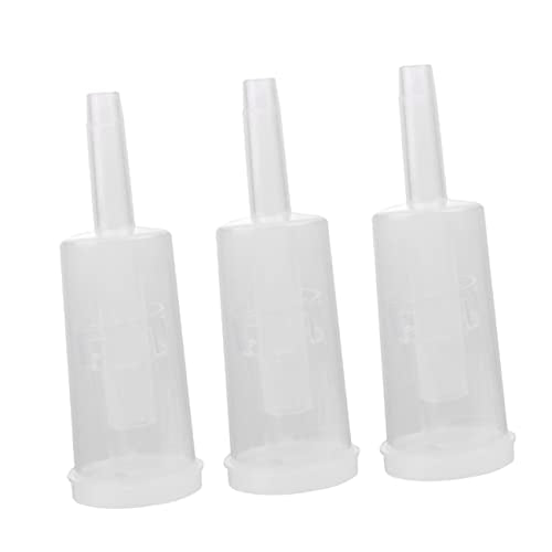 Cabilock 3pcs Plastic One-way Fermentation Valve for Home Brew Wine Making Easy to Clean and Reusable Automatic Gas Release for Juice and Wine Preservation