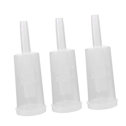 Cabilock 3pcs Plastic One-way Fermentation Valve for Home Brew Wine Making Easy to Clean and Reusable Automatic Gas Release for Juice and Wine Preservation