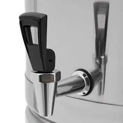 LOYALHEARTDY 30L/7.93Gal Milk Can with Faucet, Stainless Steel Milk Transport Cans Wine Pail Bucket Tote Jug Pot Oil Liquid Storage Barrel with 2 Handles Milk Container with Lid for Grain Wine Liquid - color: 30l-7.93gal With Faucet