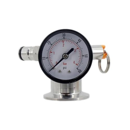 Home Brewing Gas Manifold Bundle 1.5 Inch Tri Clamp Stainless Steel 304 Conical Fermenter Pressure Transfer Purge Oxygen Add Co2 Brewing Accessories
