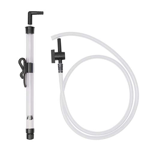 North Mountain Supply Quick Start Automatic Siphon - 13 Inches, With Bucket Clip, Butterfly Valve & Hose - color: Quick Start With Butterfly Valve & Hose, size: 13 Inches