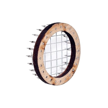 10Pcs Pure Handmade Round Push-in Queen Mark Cage Marking Disc for Bee Beekeeping Tool