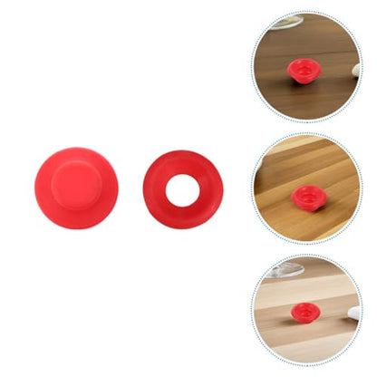 Zerodeko 20pcs Silicone Seal Gasket Replacement for Swing Top Bottles, Leak-proof Red Half and Full Coverage Caps, Sturdy Water Bottle Lid Seal for Home Brew Beer and Soda