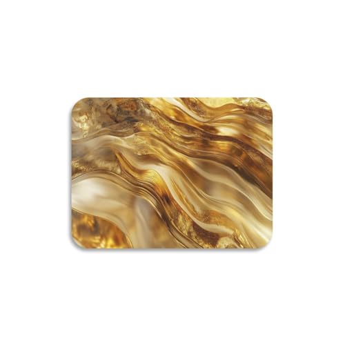 Dish Drying Mat for Kitchen Counter Marble Golden Yellow Absorbent Coffee Bar Mat Diatom Ooze Dish Drying Pad for Countertop Tabletop Decoration 15.7" X 11.8" - size: 15.7" x 11.8"