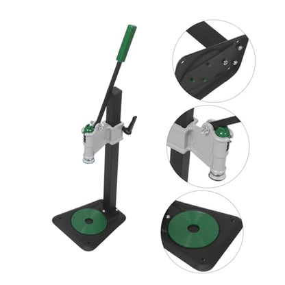 Manual Stable Homebrew and Bottle Home Capper Beer for Tabletop with Adjustable Height 7.8"-18.3", Iron Construction Base, and Easy Cleaning Wine Bottles for Parties and Outdoor
